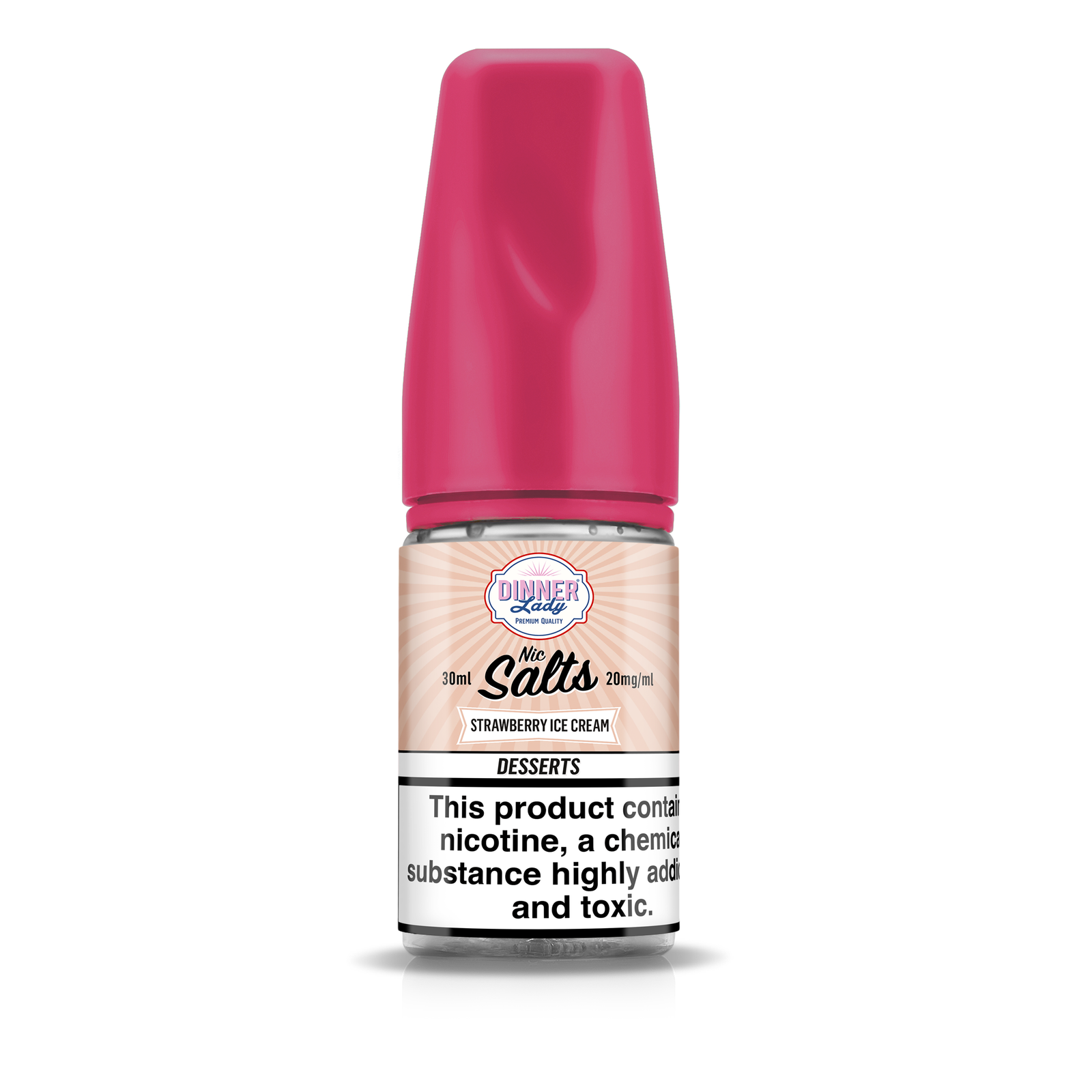 Dinner Lady Strawberry Ice Cream 30ml Nic Salts