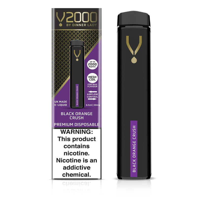 Dinner Lady V2000 Black Orange Crush