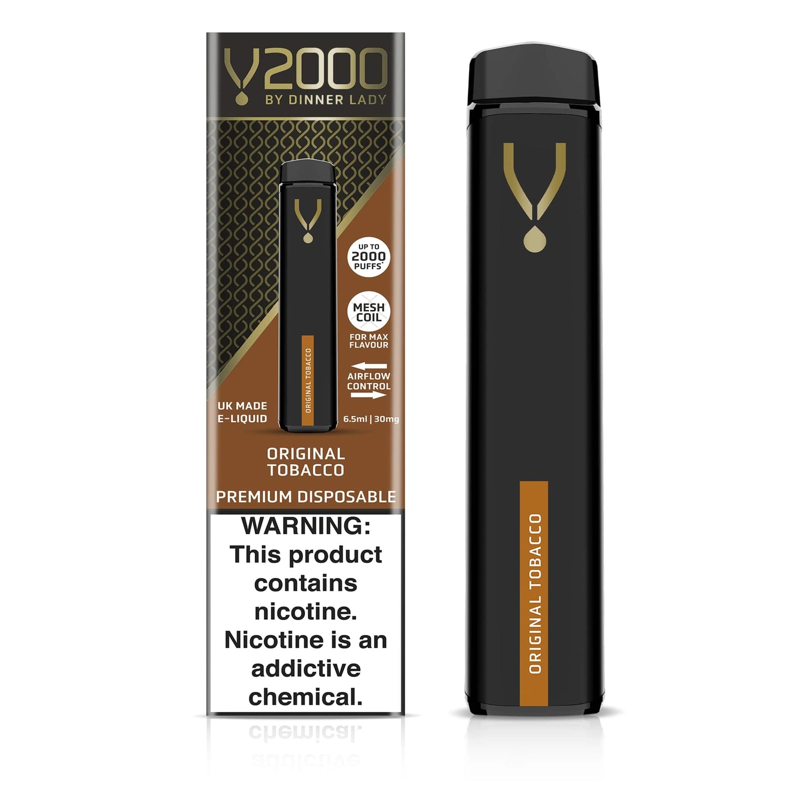 Dinner Lady V2000 Original Tobacco