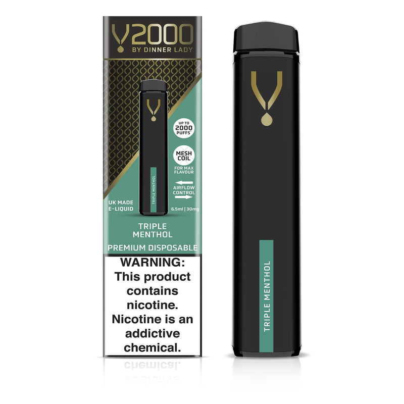 Dinner Lady V2000 Triple Menthol