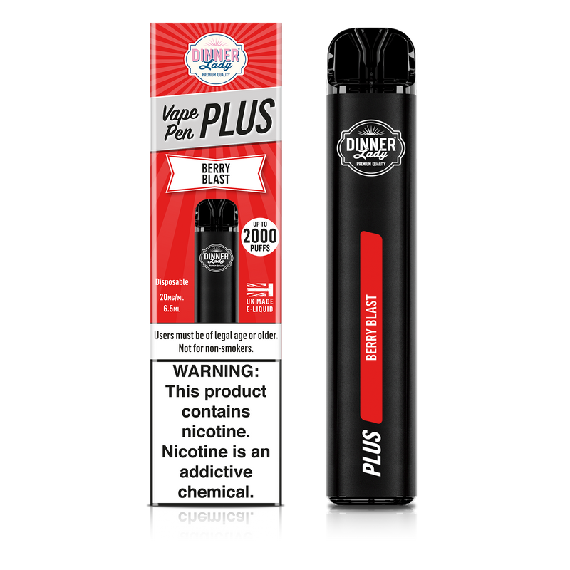 Dinner Lady Disposable Vape Pen Plus Berry Blast