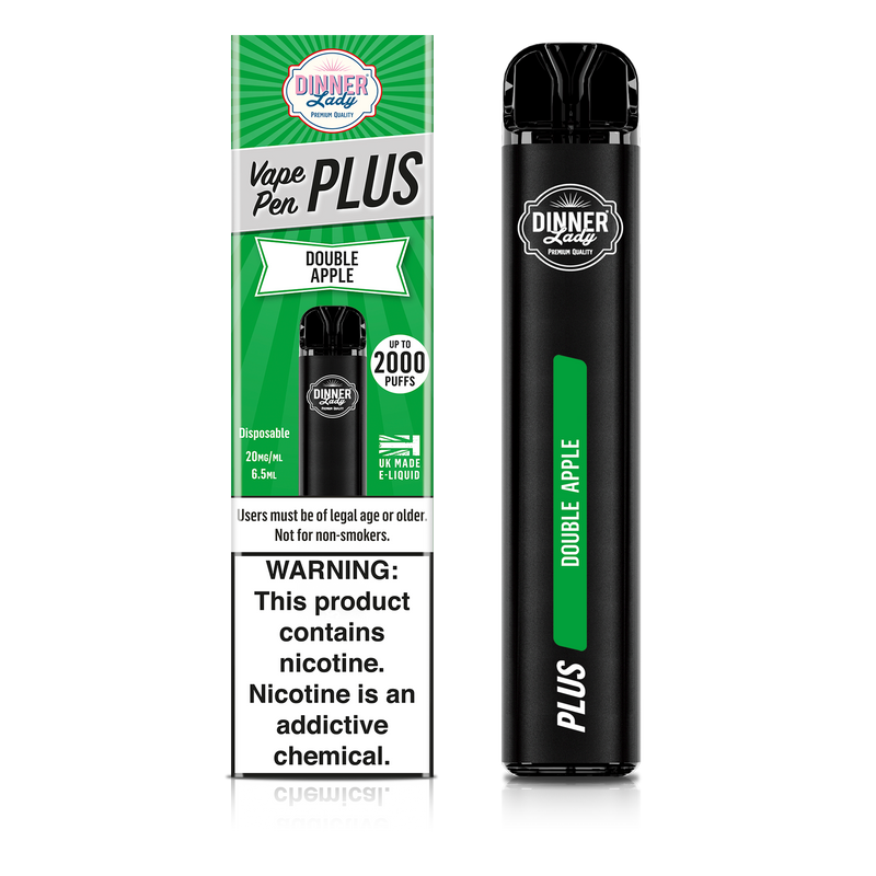 Dinner Lady Disposable Vape Pen Plus Double Apple