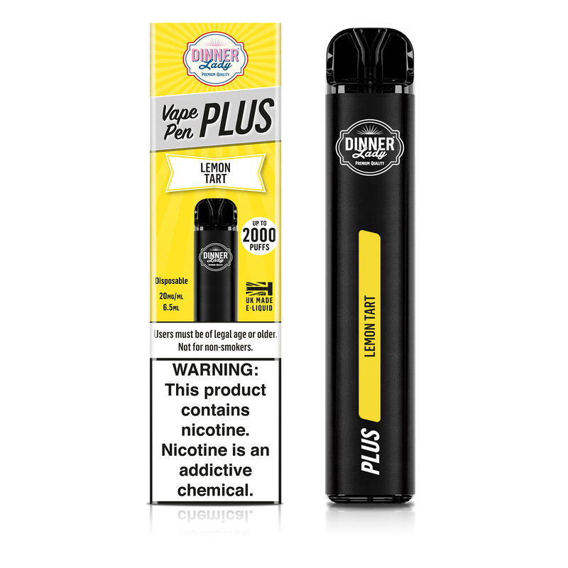 Dinner Lady Disposable Vape Pen Plus Lemon Tart