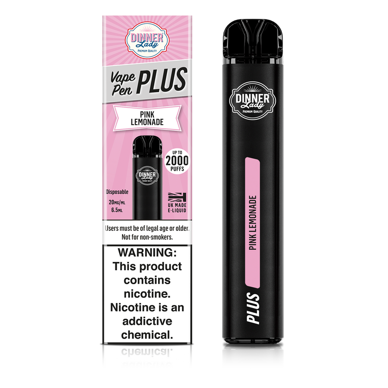 Dinner Lady Disposable Vape Pen Plus Pink Lemonade