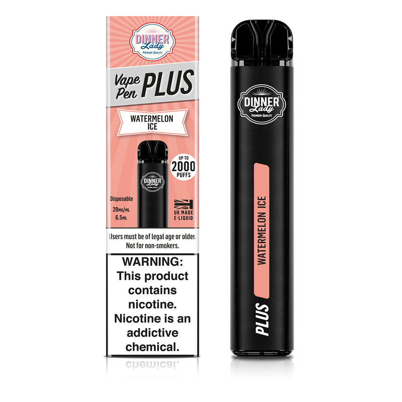 Dinner Lady Disposable Vape Pen Plus Watermelon Ice