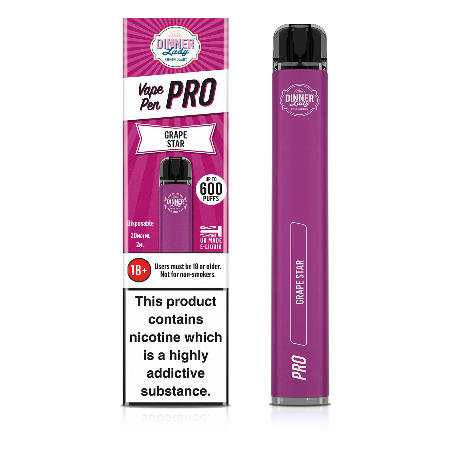 Grape Star Vape Pen Pro disposable