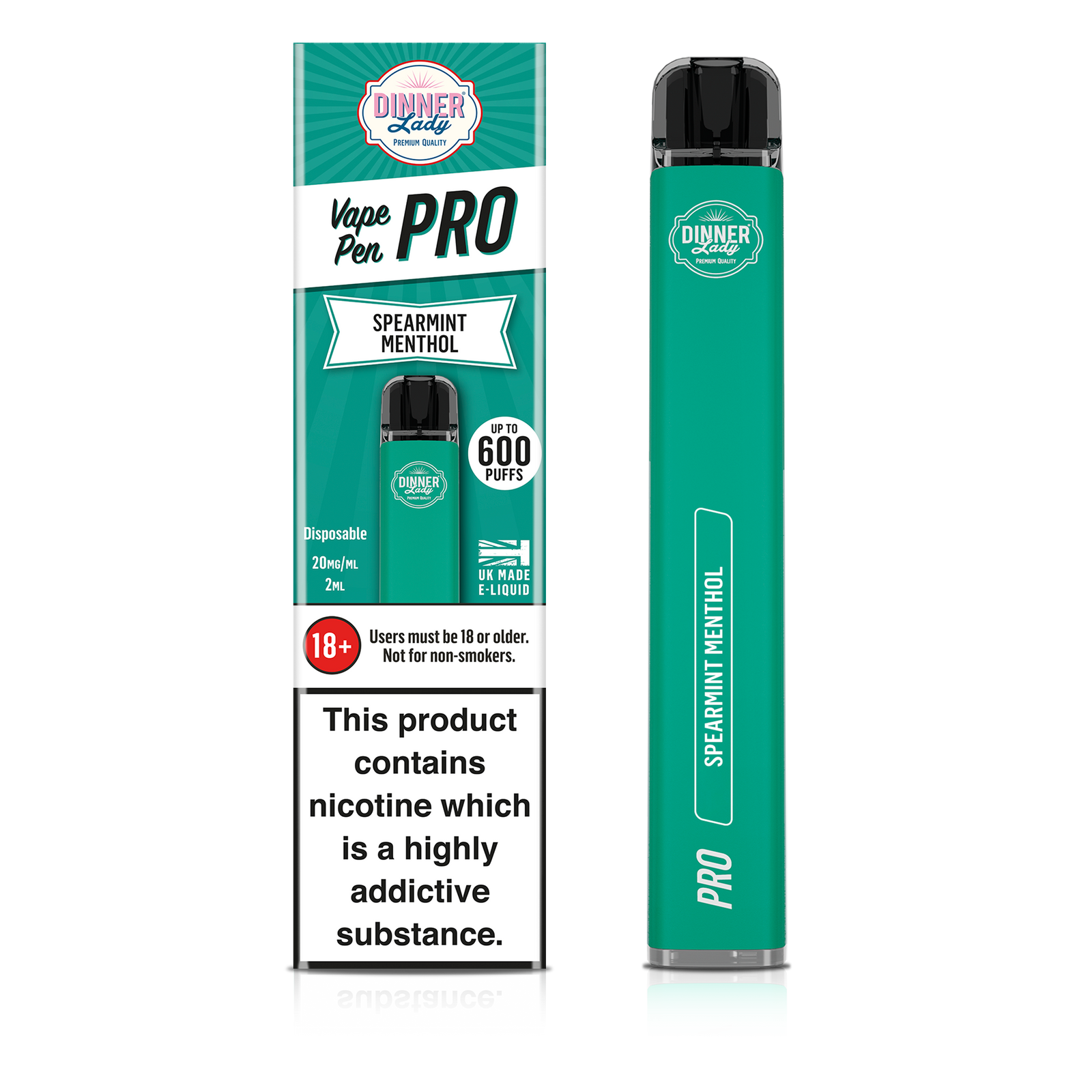 Spearmint Vape Pen Pro disposable
