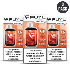 Three Pack - Fuyl Blood Orange Pineapple Disposable Vape