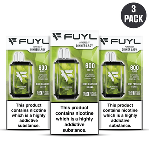 Three Pack - Fuyl Kiwi Passion Guava Disposable Vape