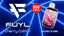 Load image into Gallery viewer, FUYL Cherry Cotton Disposable Vape
