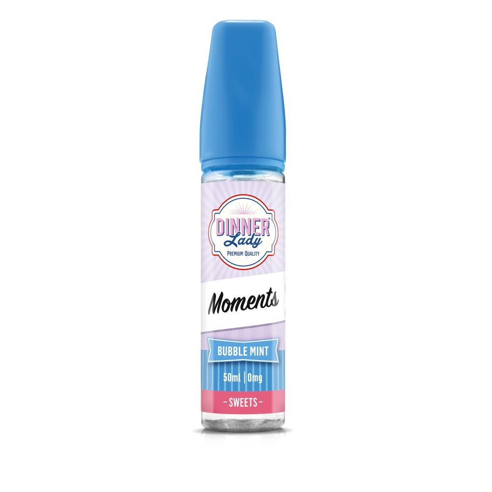 Dinner Lady Moments Bubble Mint Shortfill 70:30 50ml