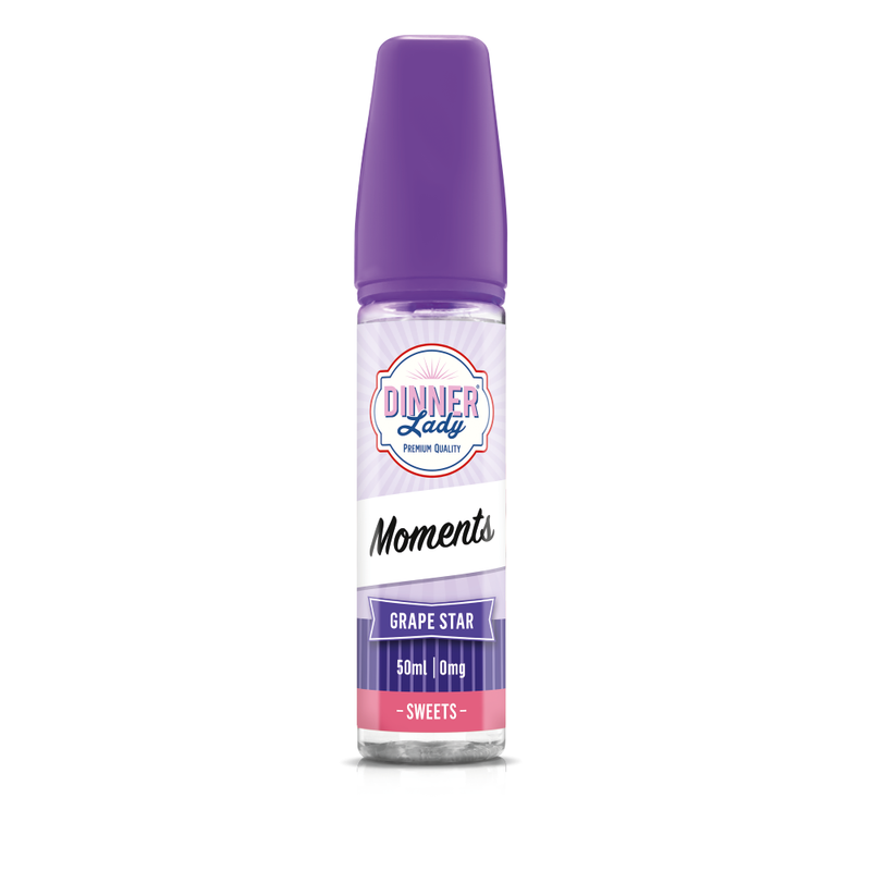 Dinner Lady Moments Grape Star Shortfill 70:30 50ml