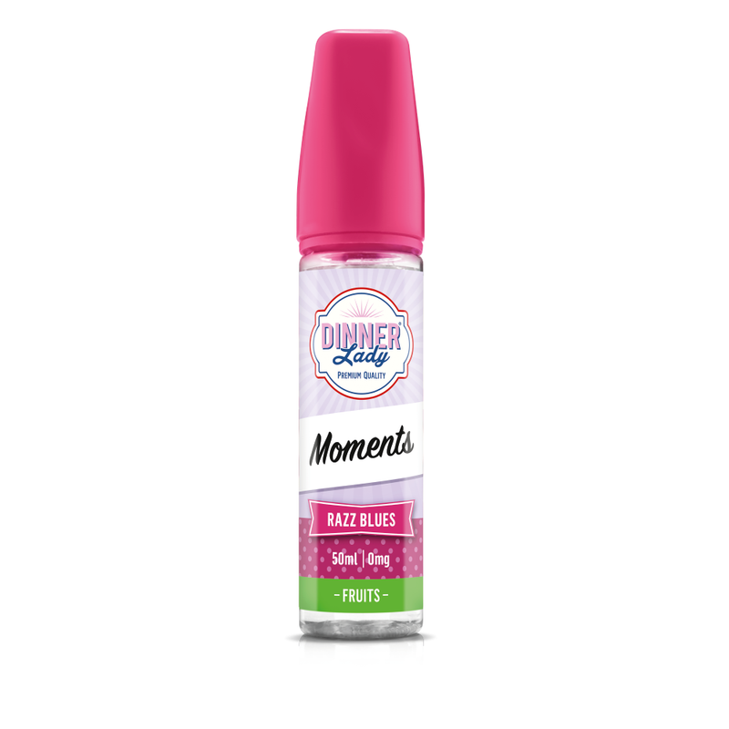 Dinner Lady Moments Razz Blues Shortfill 70:30 50ml
