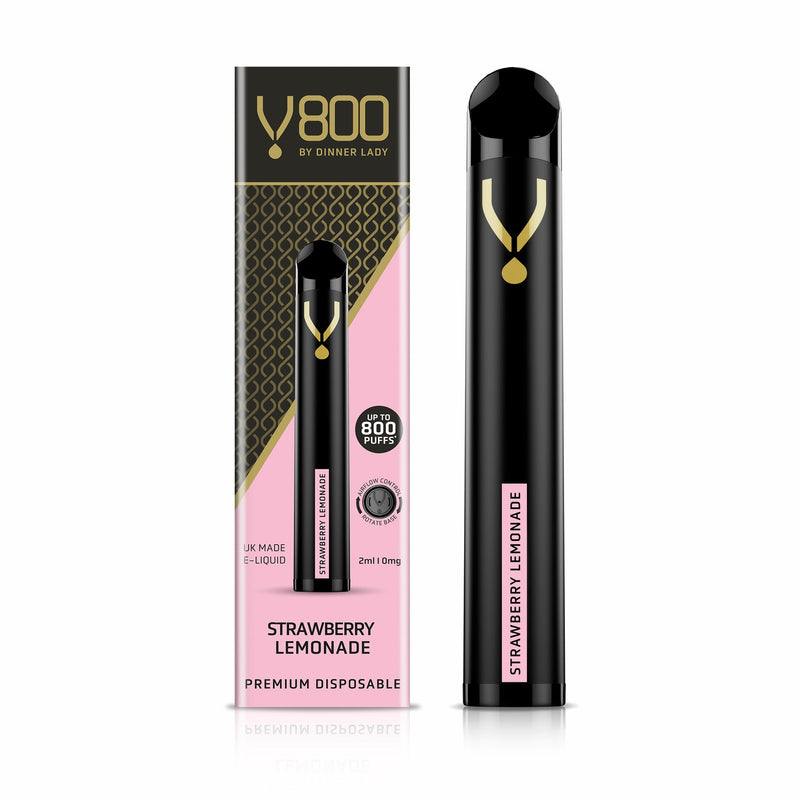 Dinner Lady Strawberry Lemonade Disposable V800 0mg