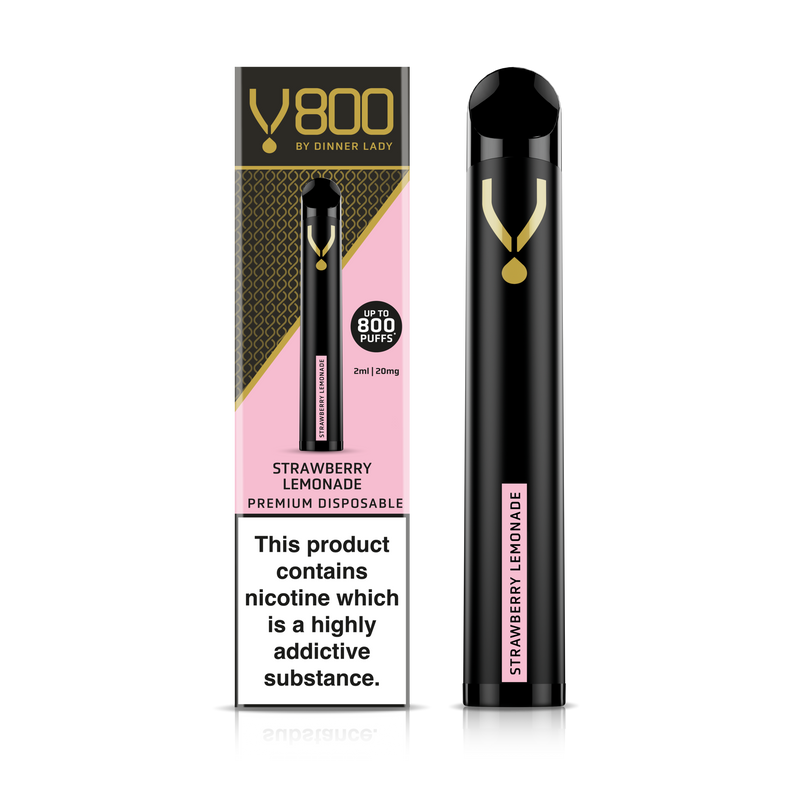 Dinner Lady Strawberry Lemonade Disposable V800