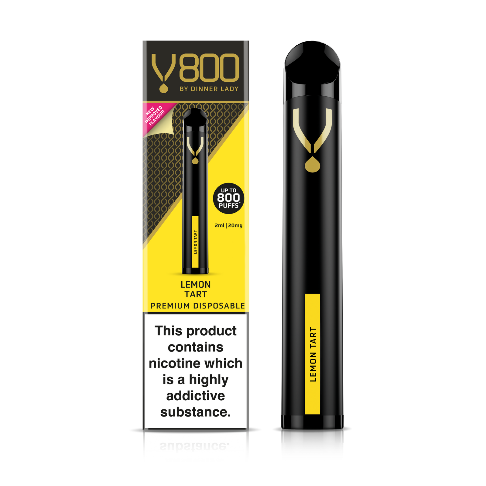 Dinner Lady Lemon Tart Disposable V800
