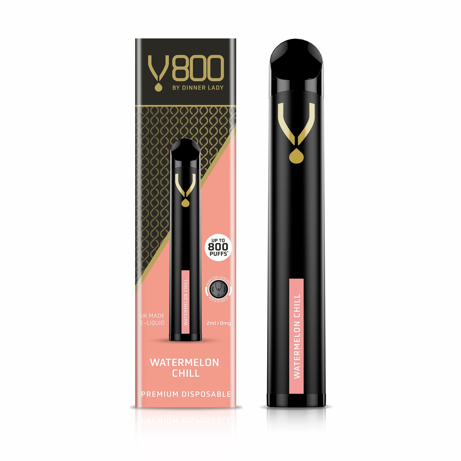Dinner Lady Watermelon Ice Disposable V800 0mg