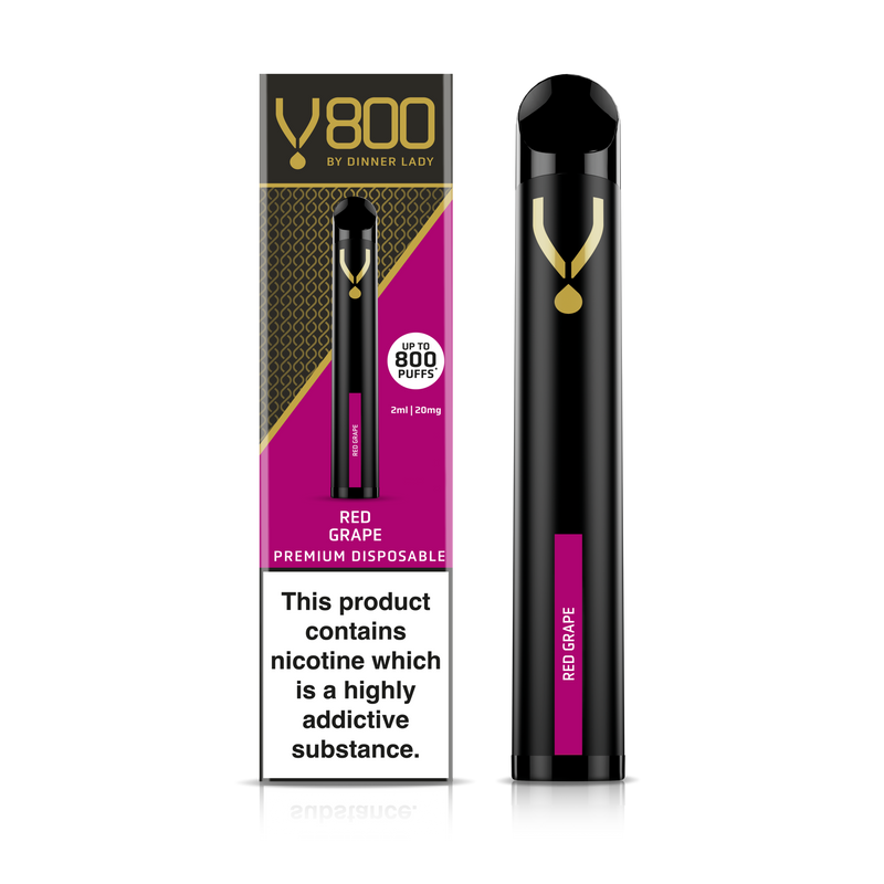 Dinner Lady Red Grape Disposable V800