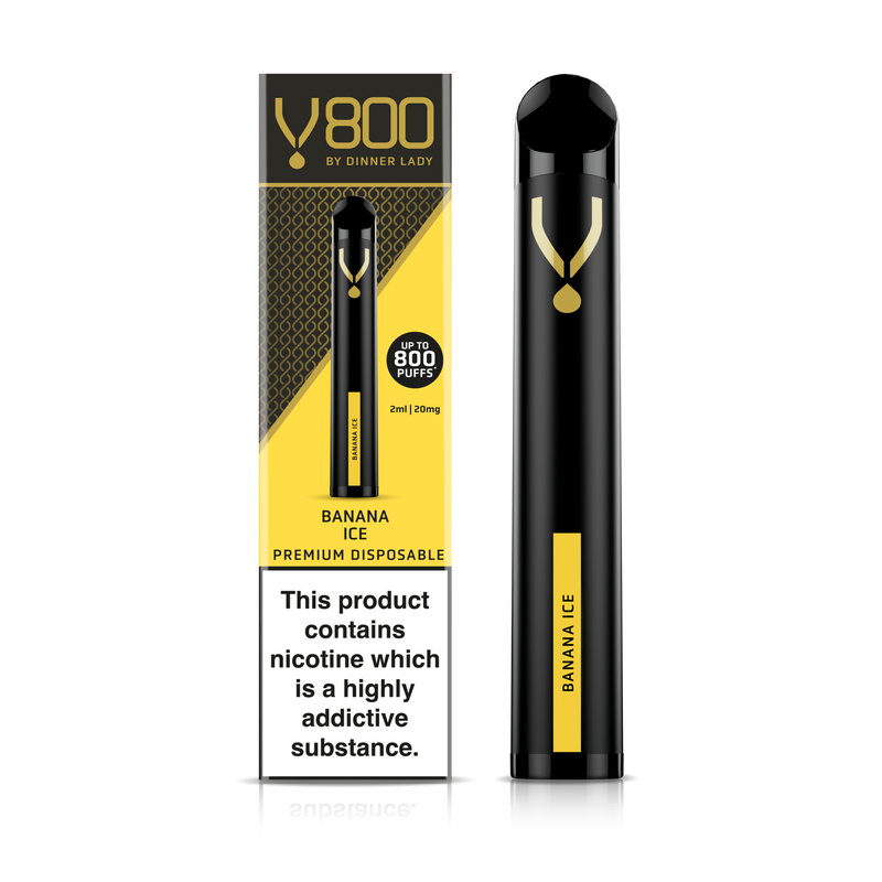 Dinner Lady Banana Ice Disposable V800