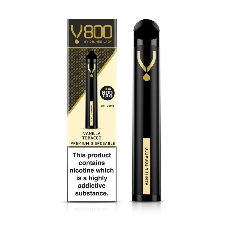 Dinner Lady Vanilla Tobacco Disposable V800