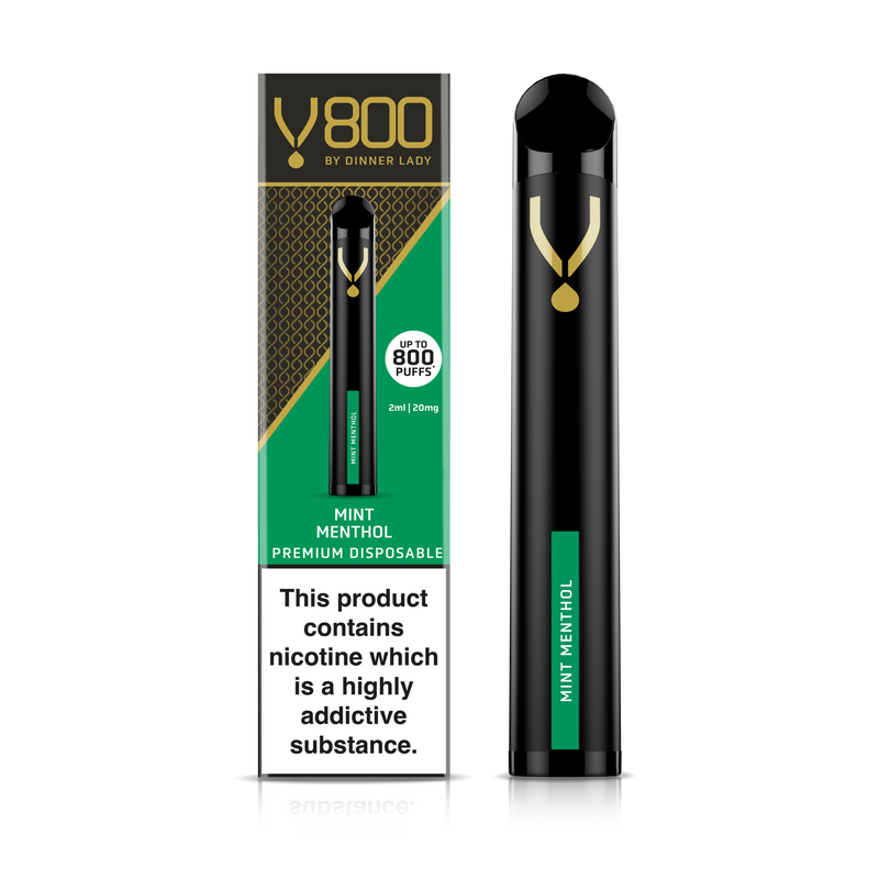 Dinner Lady Mint Menthol Disposable V800