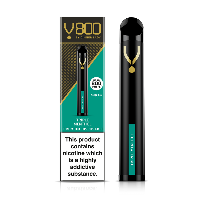 Dinner Lady Triple Menthol Disposable V800