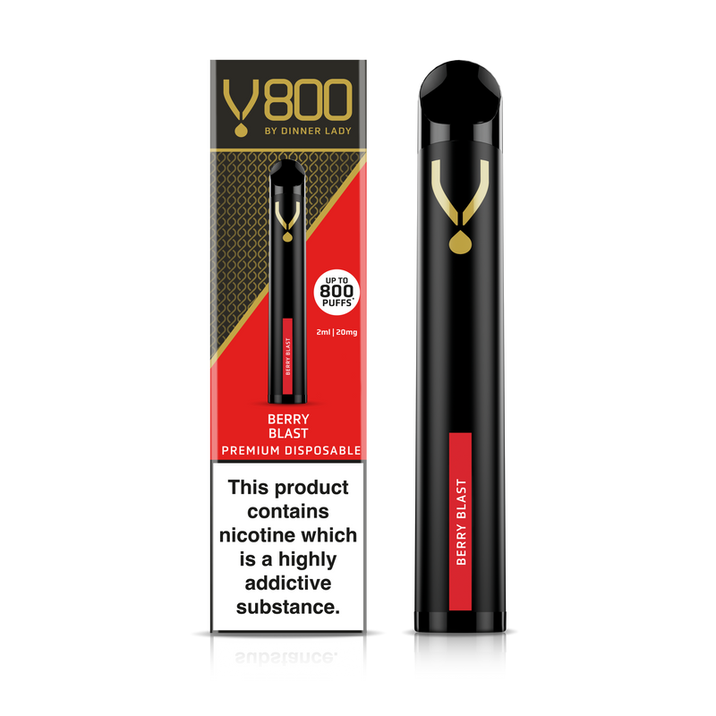 Dinner Lady Berry Blast Disposable V800