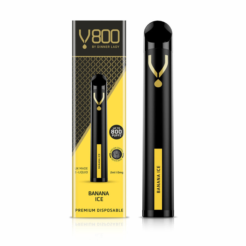 Dinner Lady Banana Ice Disposable V800 0mg