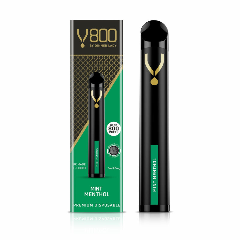 Dinner Lady Mint Menthol Disposable V800 0mg