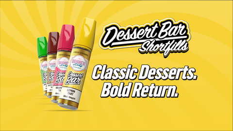 Dessert Bar Shortfills Launch: Four Dessert-Inspired Flavours