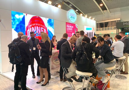 Vape Dinner Lady Showcases Disposable E-Cigarette at InterTabac Germany, 2019