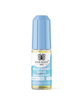 Blue e-liquid bottle labeled 'Blueberry Sour Raspberry - 10mg' by Bar Juice 5000 on a white background.