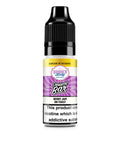 Dinner Lady Dessert Bar vape juice bottle with purple label on white background