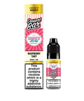 Dessert Bar Raspberry Tart vape juice packaging on a white background