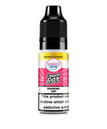 Dinner Lady Dessert Bar Raspberry Tart vape juice bottle on a white background