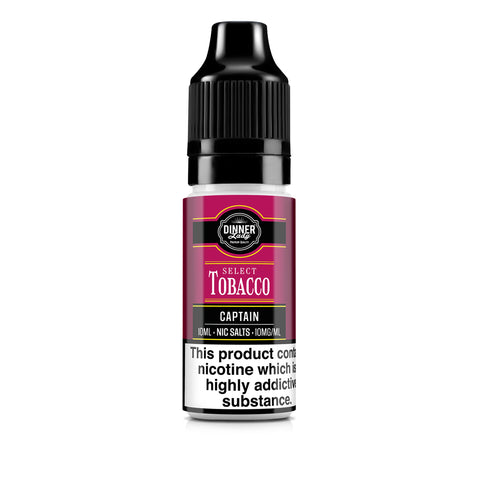 Captain Tobacco Bar Salts 50:50 10ml E-liquid Dinner Lady Captain Tobacco Bar Salts 50:50 10ml E-liquid Dinner Lady