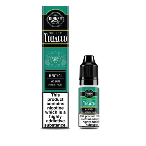 Tobacco Menthol Vape Menthol Tobacco Bar Salts 50:50 10ml E-liquid Dinner Lady Tobacco Menthol Tobacco Menthol Vape Menthol Tobacco Bar Salts 50:50 10ml E-liquid Dinner Lady Tobacco Menthol