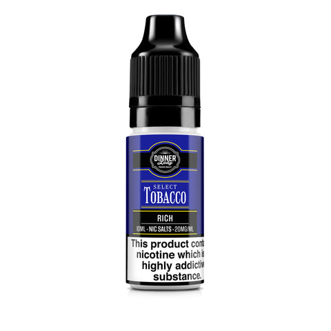 Rich Tobacco Bar Salts 50:50 10ml E-liquid Dinner Lady Rich Tobacco Bar Salts 50:50 10ml E-liquid Dinner Lady