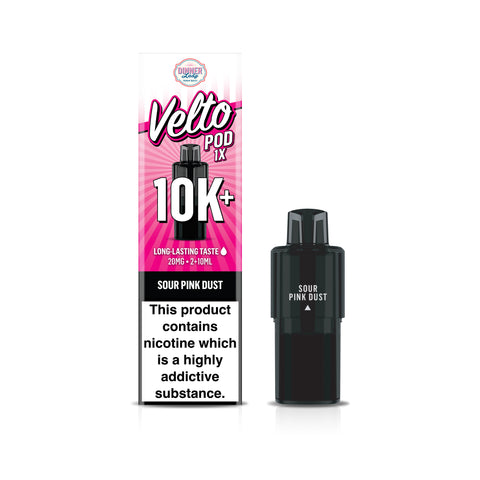 Velto Sour Pink Dust 10k Prefilled Pod
