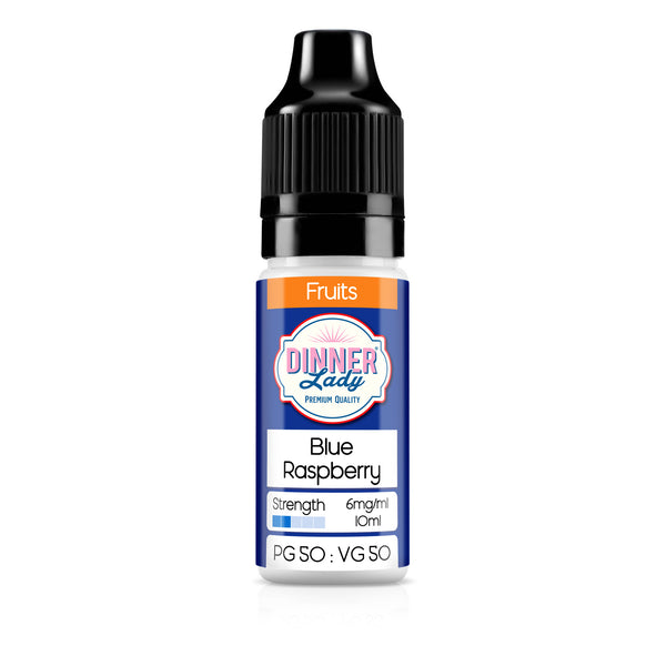 Blue Raspberry 50:50 10ml E-Liquid | 4 for 10  Dinner Lady