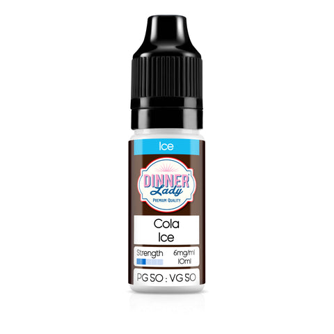 Cola Ice 50:50 10ml E-Liquid | 4 for 10 Dinner Lady Cola Ice 50:50 10ml E-Liquid | 4 for 10 Dinner Lady