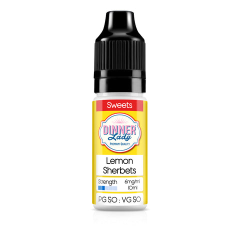 Lemon Sherbets 50:50 10ml E-Liquid | 4 for 10 Dinner Lady Lemon Sherbets 50:50 10ml E-Liquid | 4 for 10 Dinner Lady