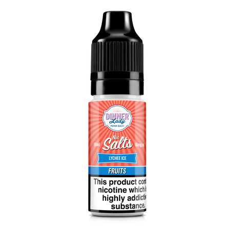 Lychee Ice Nic Salts 50:50 10ml E-Liquid Dinner Lady Lychee Ice Nic Salts 50:50 10ml E-Liquid Dinner Lady