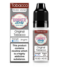 Dinner Lady Original Tobacco vape juice packaging on a white background