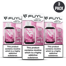 Load image into Gallery viewer, Three Pack - Fuyl Pink Lemonade Disposable Vape
