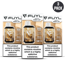 Load image into Gallery viewer, Three Pack - Fuyl  Vanilla Tobacco Disposable Vape
