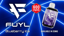 Load image into Gallery viewer, Three Pack - Fuyl  Blueberry Ice Disposable Vape
