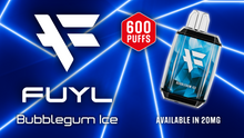 Load image into Gallery viewer, Fuyl Bubblegum Ice Disposable Vape
