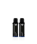 Two black vape devices labeled 'Blueberry Cherry' on a white background