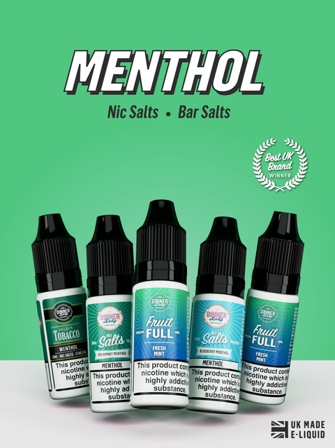Dinner Lady Menthol E-Liquids | Free Delivery Over 30 Dinner Lady Menthol E-Liquids | Free Delivery Over 30